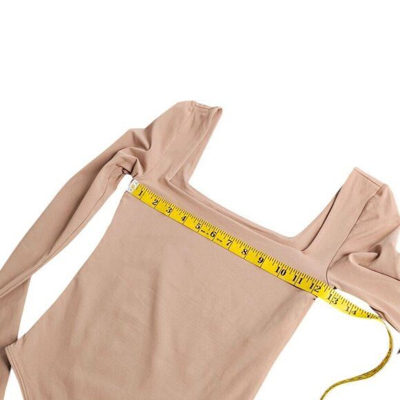 Aritzia Babaton Contour Square Neck Long Sleeve Bodysuit, Size Small - Picture 4 of 6